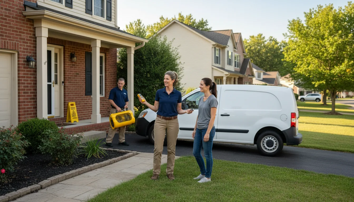 Water restoration image for Water Damage & Restoration Services in Bruceville, TX